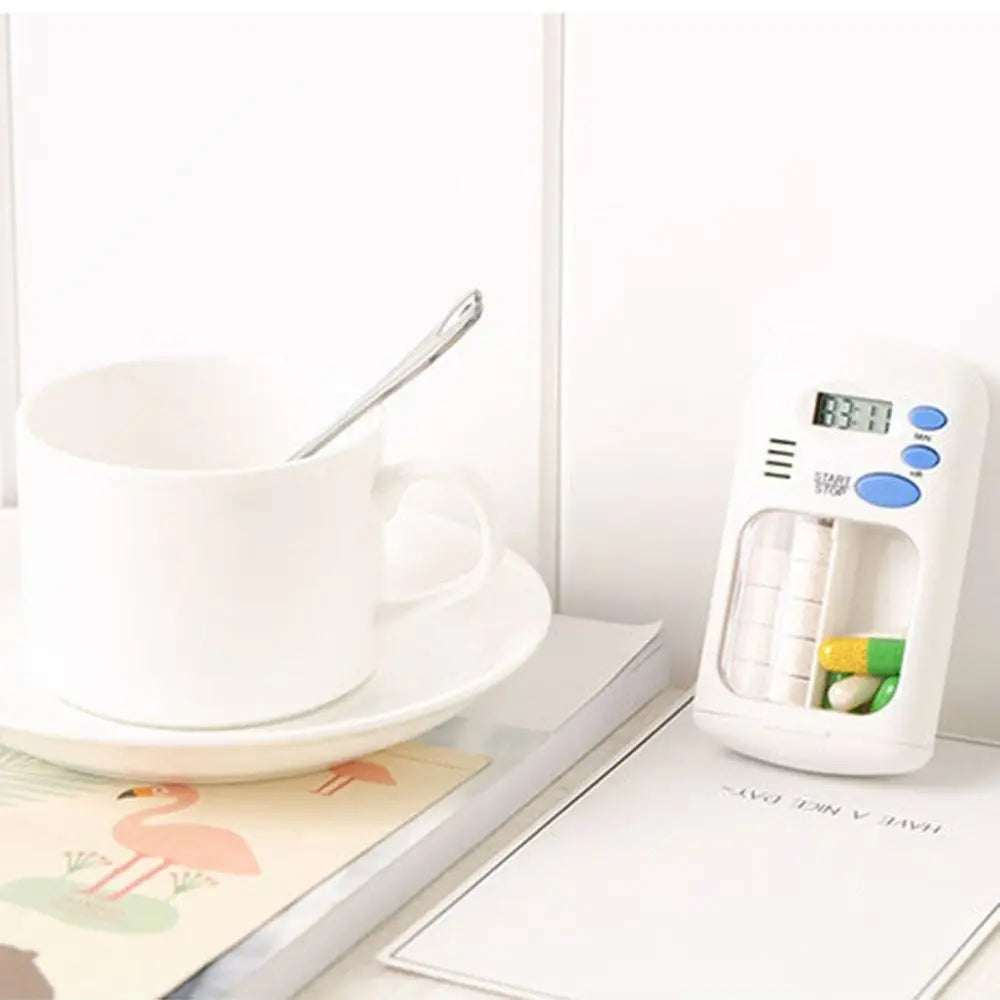 Smart Pill Box with Built-In Timer Reminder