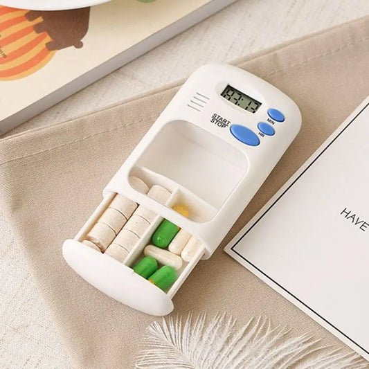 Smart Pill Box with Built-In Timer Reminder